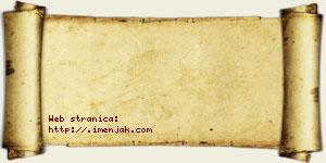 Jakov Đinđić vizit kartica